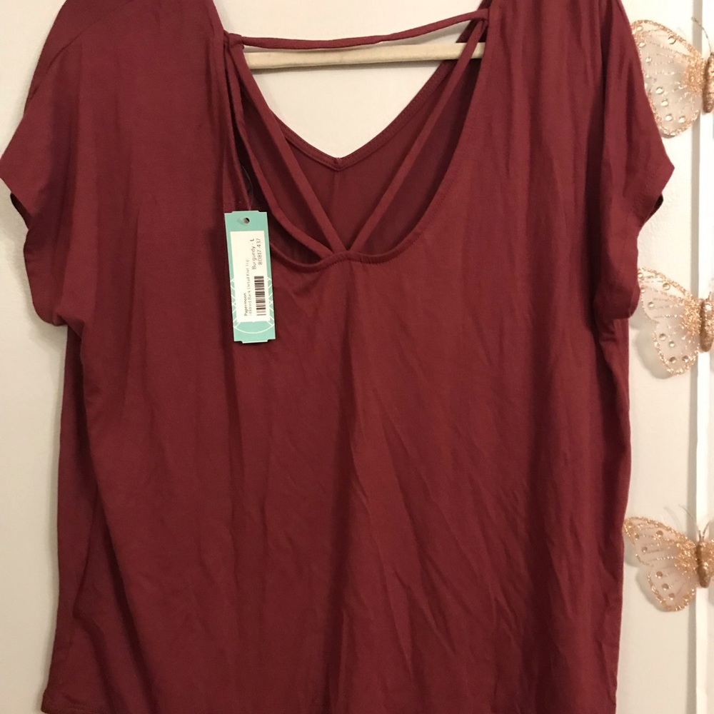 Papermoon. Hildren back detail knit top